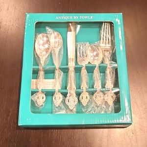 Antique by Towle, Silver-plated Antique 6 Baby Set, New